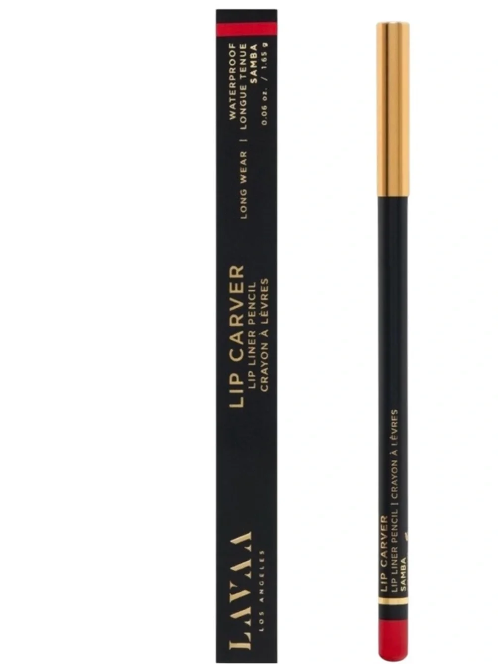 LAVAA Lip‎ Carver Lip Liner Pencil in Samba, Waterproof, Full Size 1.65g, New